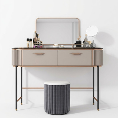 Coiffeuse Commode noire Consoles de chambre Table de chambre Consoles Meubles
