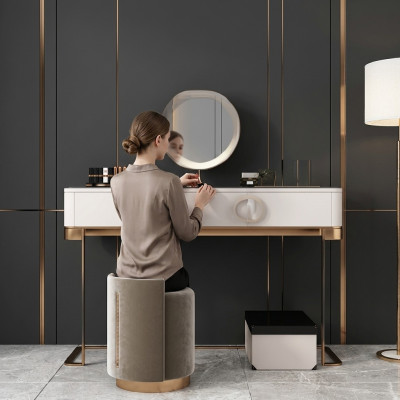 Coiffeuse Table de chevet Table de maquillage Console Chambre Commode