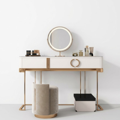 Coiffeuse Table de chevet Table de maquillage Console Chambre Commode