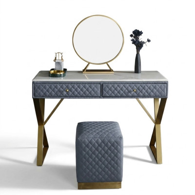 Table de maquillage Commode moderne Coiffeuse Tables de coiffeur Cosmétiques Bahut
