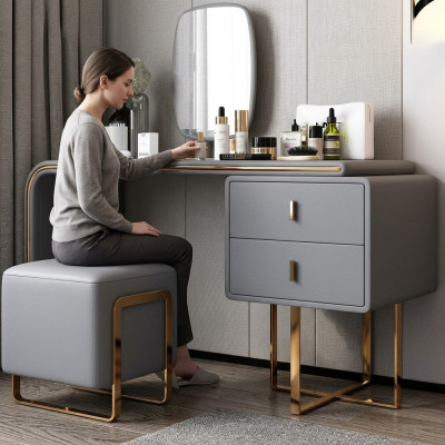 Table Console moderne Miroir Commode Coiffeuse Chambre Tabouret Consoles