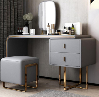 Table Console moderne Miroir Commode Coiffeuse Chambre Tabouret Consoles