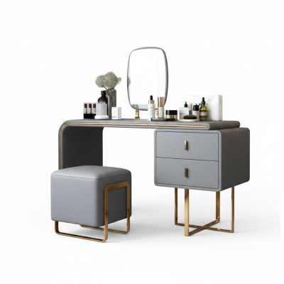 Table Console moderne Miroir Commode Coiffeuse Chambre Tabouret Consoles
