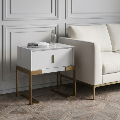Table de chevet. Cabinet de table de nuit Commode table de nuit