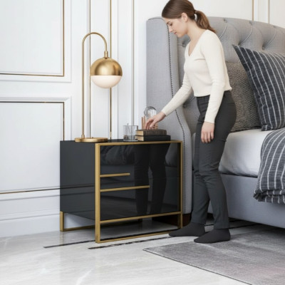 Table de nuit Console Côté Dormir Bois Design Chambres Tables Consoles