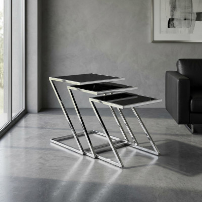 Définir 3x table basse Table basse Design Table d'appoint Tables Table de salon