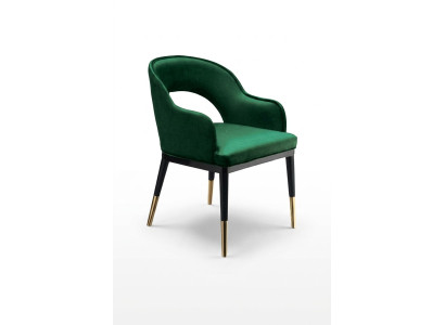 Fauteuil de salon Chaise design Chaises en tissu Fauteuil rembourré en tissu Fauteuil