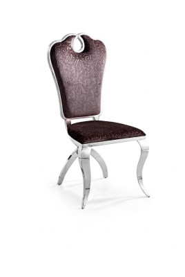 Rembourrage Fauteuil de luxe Fauteuil de salle à manger Chaise de design Tissu Imitation cuir