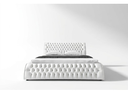 Chesterfield Bed Upholstery Design Lits doubles d'hôtel 180x200 Chambre en cuir