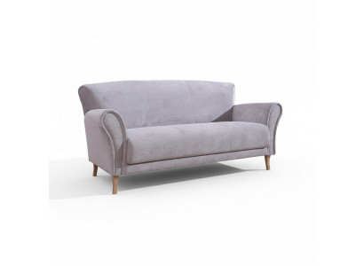 Trois places Canapé tissu Canapé pourpre Textile Canapés Canapés Suite Rembourrage de luxe neuf