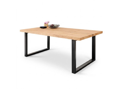 Table Loft Mobilier Bois Table à manger 160x90cm Tables à manger Design moderne nouvelle