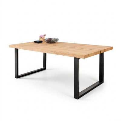 Pieds en métal Table en bois naturel nouveau Classique s Abat-jour de grenier coulissant 180x90