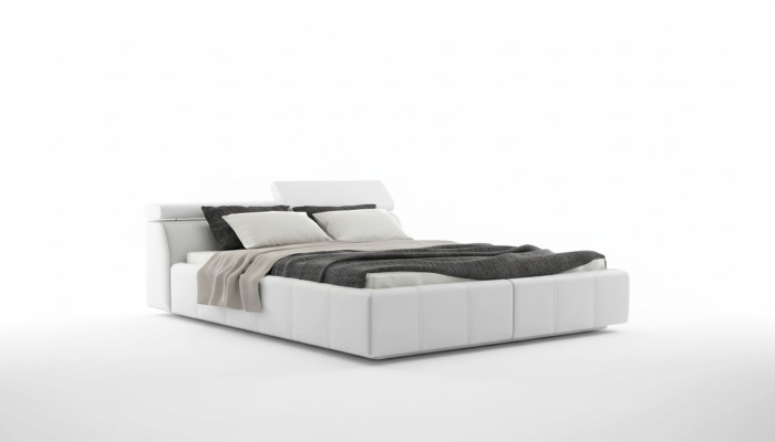 Designer de lits Rembourrage Hôtel Lits doubles Lits multifonctions 180 x 200 neufs