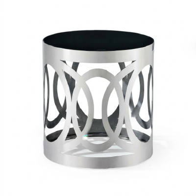 Tablette d'appoint Table ronde Table basse Canapé Métal Salon Rond