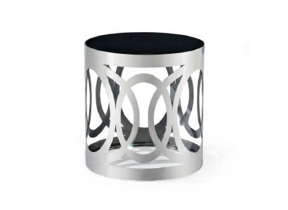 Tablette d'appoint Table ronde Table basse Canapé Métal Salon Rond