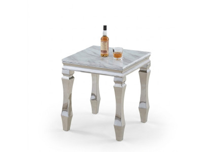 Table d'appoint en acier inoxydable Tables d'appoint Mobilier de luxe de salon Table