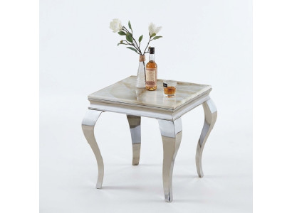 Table d'appoint Table Table basse Canapé Tables Salon Design acier inoxydable