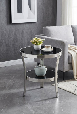 Table basse Tables Designer Table d'appoint en acier inoxydable moderne Table tables basses neuves.