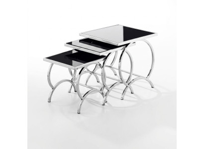 Table basse Tables Table d'appoint Designer en acier inoxydable moderne Table Tables basses nouvelle