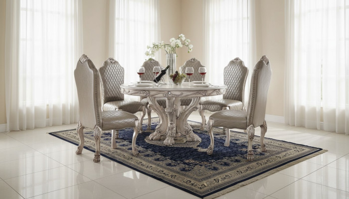 Ensemble de chaises de salle à manger 6x chaise sans accoudoirs Chaise de luxe fauteuil baroque.