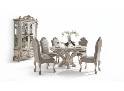 Ensemble de table Service De Table 6 Chaises Style De Luxe Mobilier Ensemble De 8 Chaises Vitrine