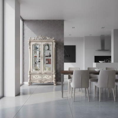 Vitrine Buffet Armoires Design Mobilier Italien Armoire Luxe Baroque Bois