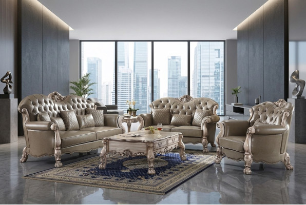 Canapé Chesterfield baroque Ensemble de canapés classiques Canapé Meubles Canapé Canapé Nouveau