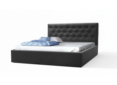 Lit de mariage de luxe Lit de style Mobilier de chambre Hôtel Lits 180x200 Chesterfield