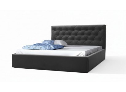 Lit de mariage de luxe Lit de style Mobilier de chambre Hôtel Lits 180x200 Chesterfield