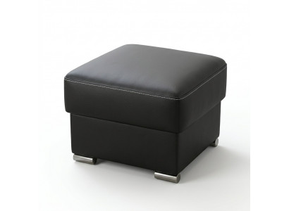 Modern Tabouret Tabourets repose-pieds rembourrés repose-pieds en coin en noir Tabouret Ottoman