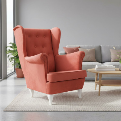 Fauteuil Rembourrage Siège Design Canapé Sofa Détente Tissu Salon Luxe TV Club