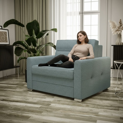 Détendez-vous Tissu Salon Télévision 1 Fauteuil Design Upholstery Club nouveau