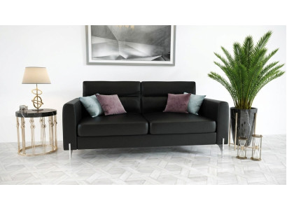 Canapés Canapés Design Élégant Velours de Luxe Tissu de Canapé Canapé Rembourrage 2 Places