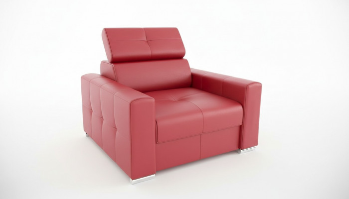 Fauteuil moderne de salon club en tissu textile rouge créatif	meubles modernes