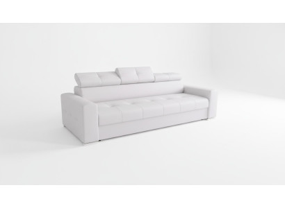 Sofas modernes 3 places Mobilier de chambre Rembourrage blanc Canapé Trois places Design Sofa