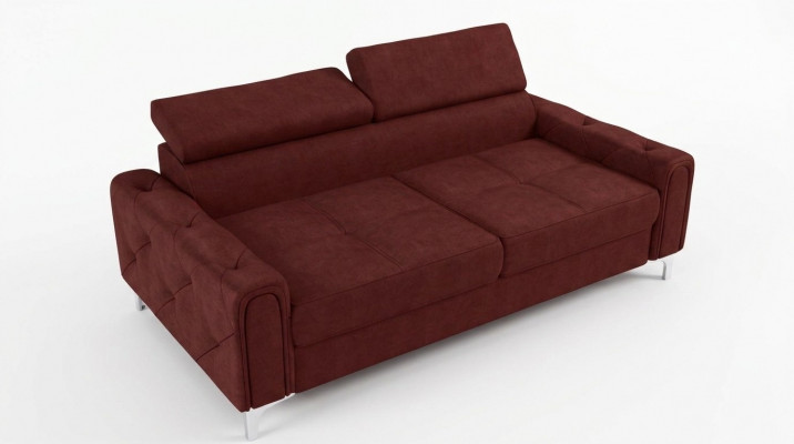 Conception Canapés Luxe Ameublement Canapé Canapé Siège Cuir Textile neuf 186x100cm