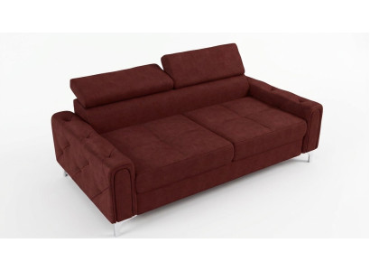 Conception Canapés Luxe Ameublement Canapé Canapé Siège Cuir Textile neuf 186x100cm