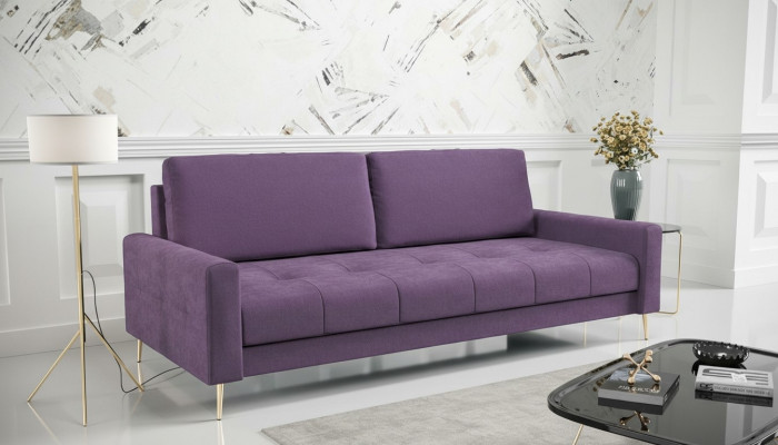 Canapé 3 places Canapé en tissu de design noble Canapé Meubles Canapés xxl grands neufs