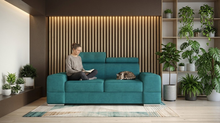 Canapé 3 places Design Canapé Moderne Canapé Sofas Canapé 3 places nouveau Canapé en tissu Salon paysage.