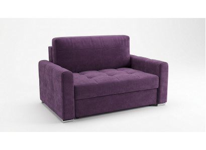 Fauteuil Relax Textile Salon Club Design Canapé Canapé 2 Places Luxe Violet neuf