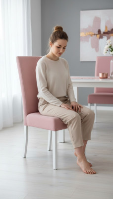 Chaise moderne en bois Ensemble de meubles pour salon 4x Chaise Élégant Luxe neuf