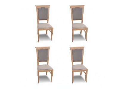 Moderne chaises classiques dans le style maison de campagne. Ensemble de 4 chaises classiques de maison de campagne.