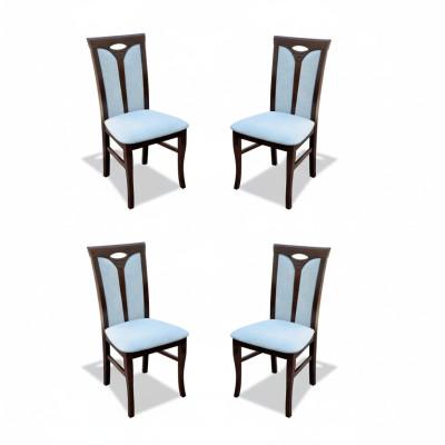Ensemble de table et de chaises en bois pour siège rembourré Ess, neuf, ensemble de 4 chaises assorties.
