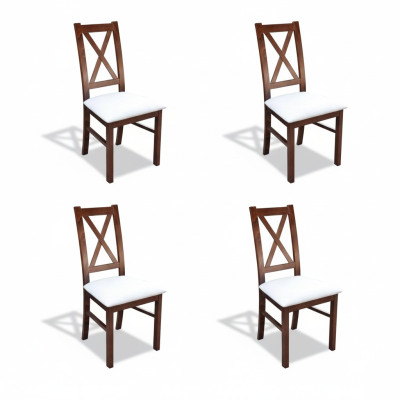 Chaises de groupe Avec tissu d'ameublement pour chaises Suite Nouvel ensemble de 4 chaises de salle à manger Siège neuf