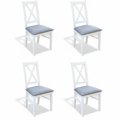 Salle à manger Lehn Tapisserie Sièges Chaises Ensemble Complet K22 4x Ensemble de chaises design