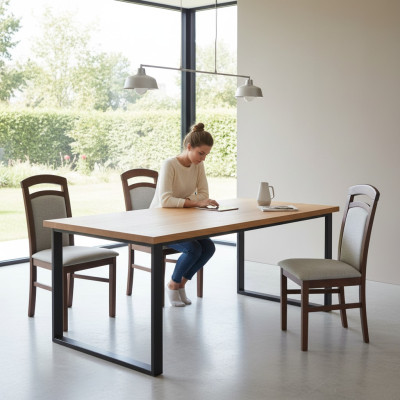 Salle à manger Chaise Suite Fauteuil Tapissier Design 4x Chaises Ensemble Groupe Set Gastro neuf