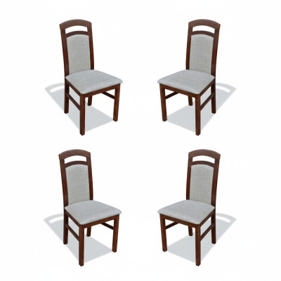 Salle à manger Chaise Suite Fauteuil Tapissier Design 4x Chaises Ensemble Groupe Set Gastro neuf