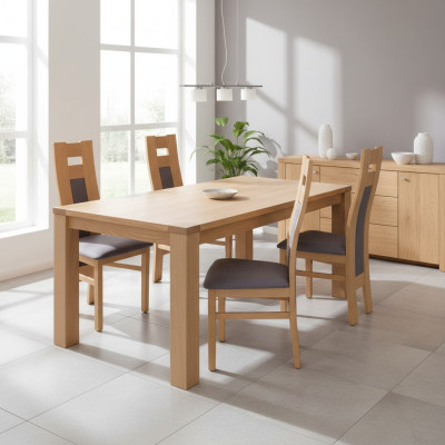 Groupe Garniture Siège Chaises Dossier Suite Bois Massif Luxueux Fauteuil Ensembles 4x Chaise