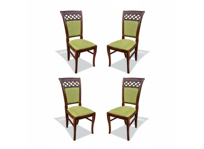 Groupe Textile nouveau Restaurant de salle à manger nouvelle chaise de design 4x chaises Ensemble Fauteuil nouveau
