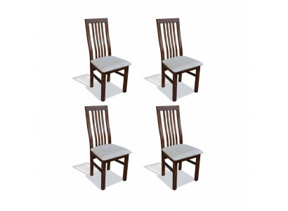 Ensemble de fauteuils en tissu, nouveau Club TV Chair 4x Chaise rembourrée de salle à manger Chaise longue